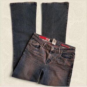 Vintage Guess flare leg mid rise Stretch Denim Jeans size 30